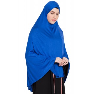 Prayer Hijab | Long Hijab | Khimer- Royal Blue
